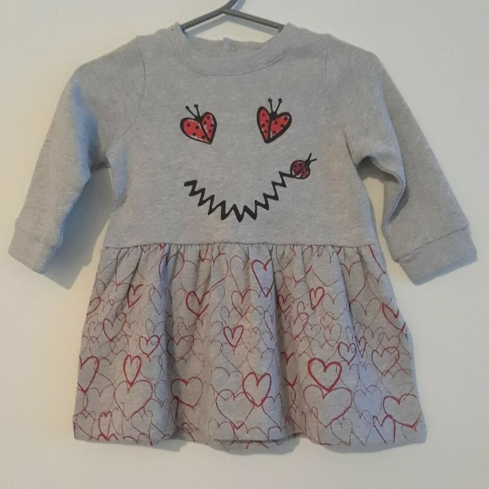 STELLA MCCARTNEY Bretta Heart Smile Print Dress